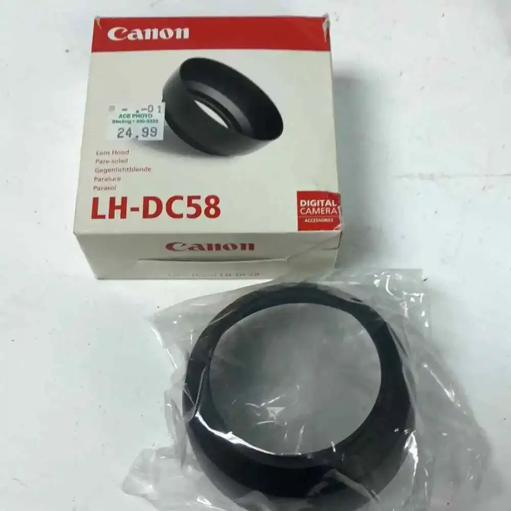 Canon LH-DC58 Lens Hood (NEW) --‎ For PowerShot G1 & G2